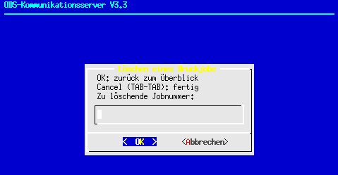 Druckauftrag loeschen