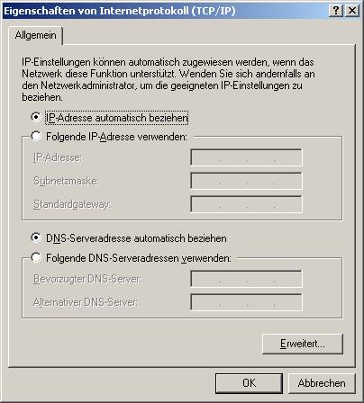 DHCP verwenden