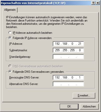 feste IP-Adressen