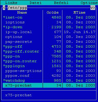 inhalt von /etc/ppp/