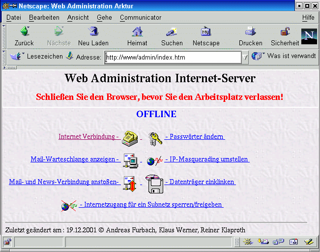 Admin-Interface