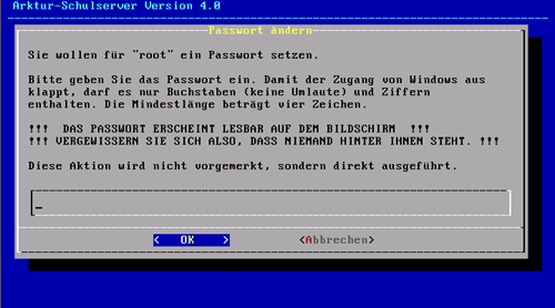 root-Passwort(Teil 2)